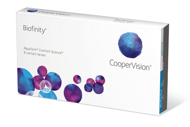 Biofinity Cooper Vision Monatslinsen 6 Stk.